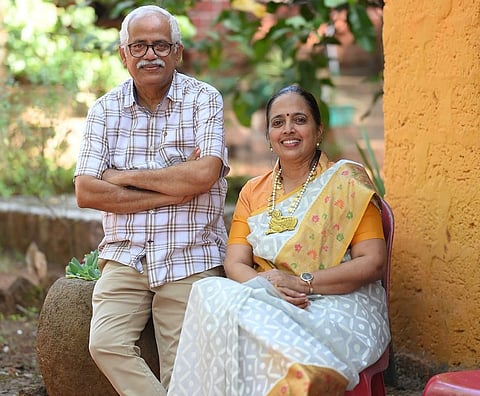 Shilpa Karkare with husband Nitin Karkare