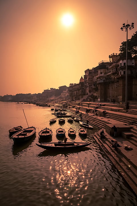 A view of Varanasi