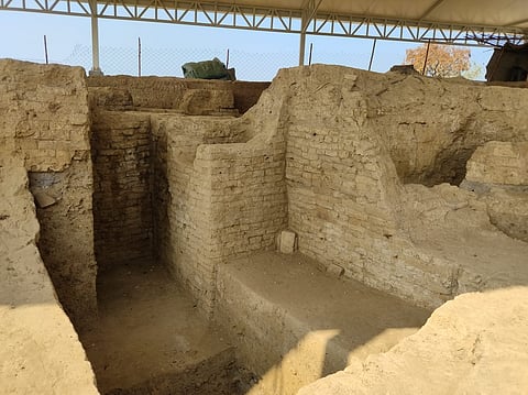 Residential structures at Mound 1