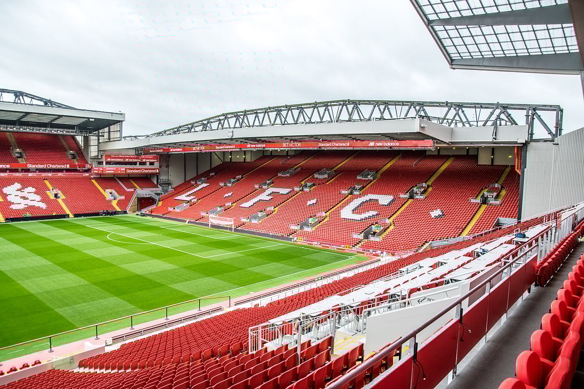 A glimpse into the Anfield Stadium