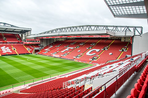 A glimpse into the Anfield Stadium