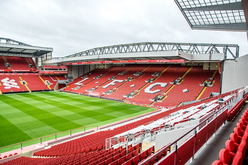 A glimpse into the Anfield Stadium