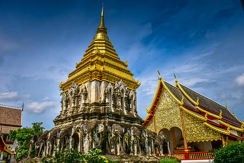 King Mengrai built Wat Chiang Man around 1296 to consecrate his capital