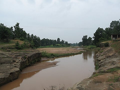 The Dugadugi river at McCluskieganj