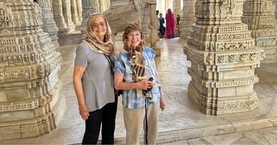 aroundtheworldat80/instagram : The duo at Udaipur