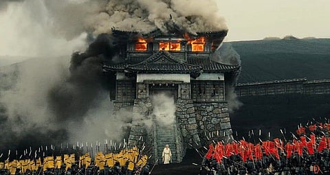 An iconic shot from Akira Kurosawa's 'Ran' (1985)