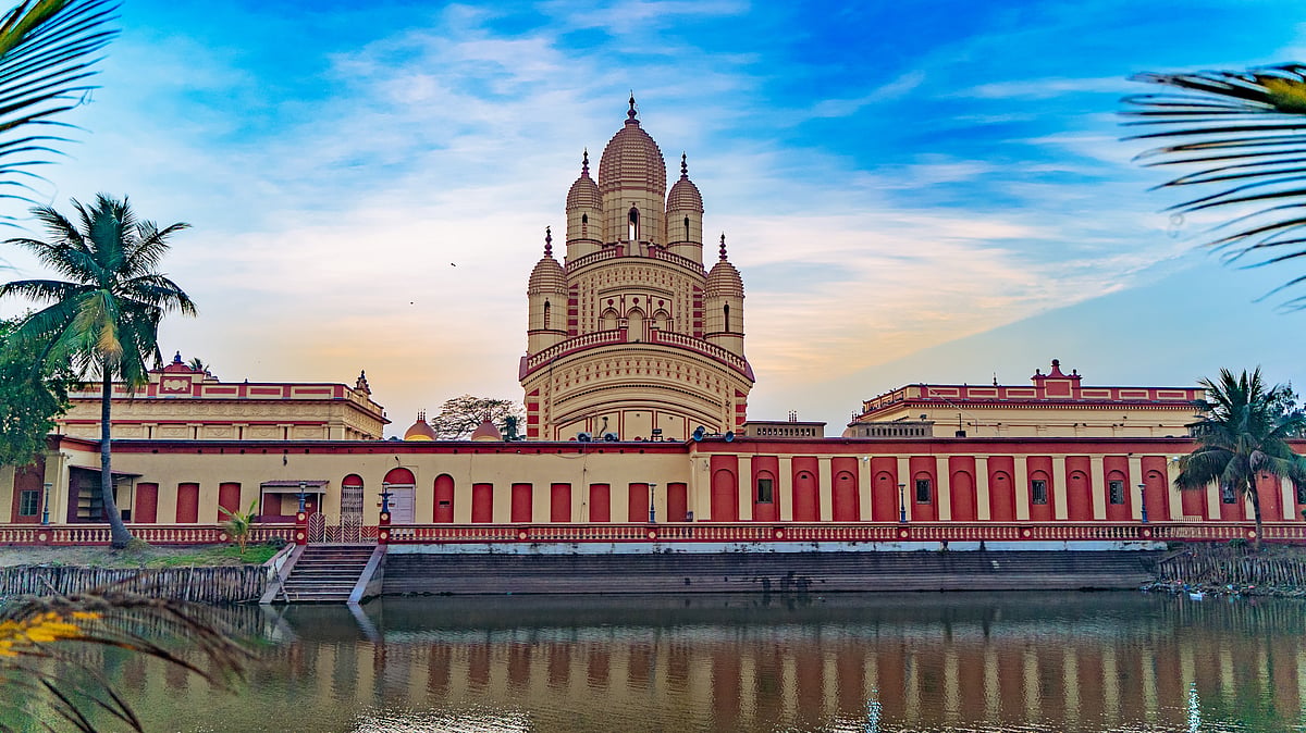 The Dakshineshwar Kali Mandirs presiding deity is Bhavatarini, an aspect of goddess Kali
