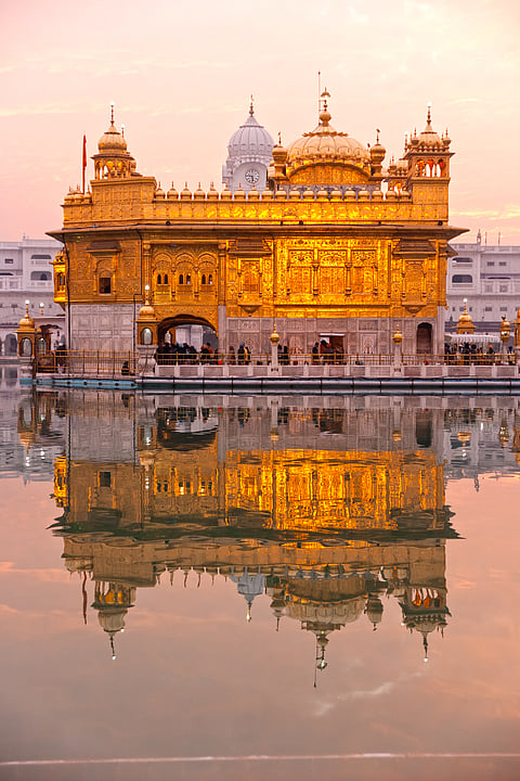 The iconic Golden Temple of Amritsar