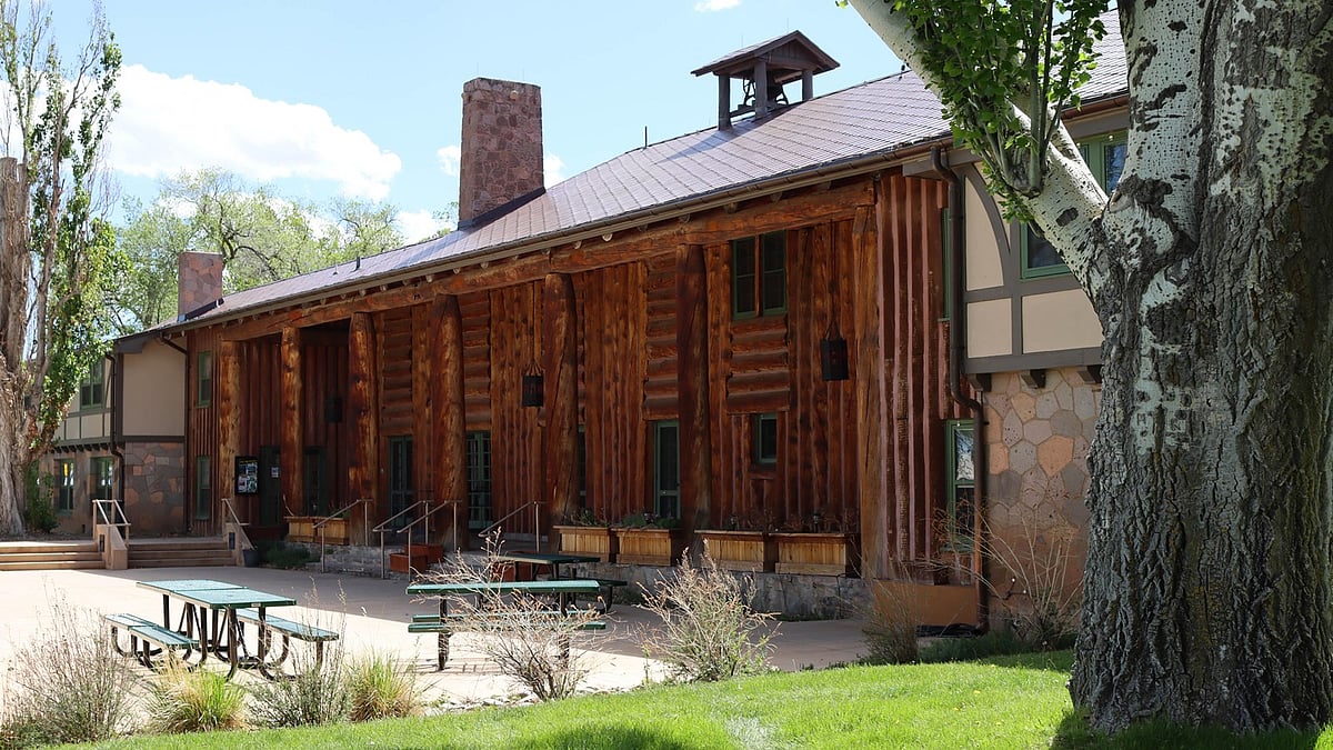 The Fuller Lodge was bought by the Manhattan Project for their efforts to develop the first atomic bomb