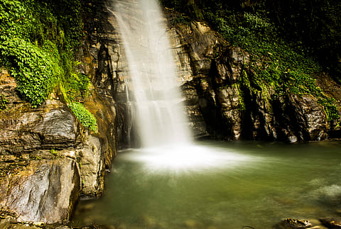 The Banjhakri Waterfall
