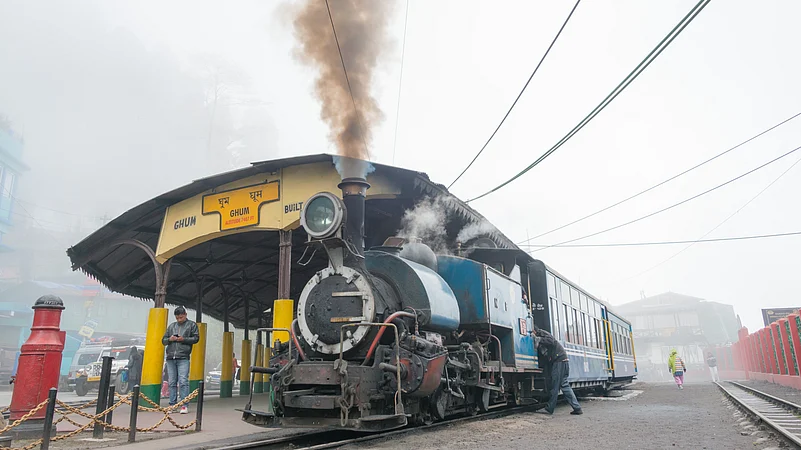 Ghum is home to Indias highest railway station.