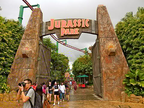 The Universal Studios theme park