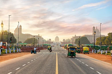 Shutterstock : The Rajpath near Indian Gate, previously called the Kingsway