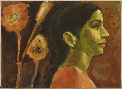 Official Website/KNMA : A painting titled Pallavi displayed on the website of KNMA