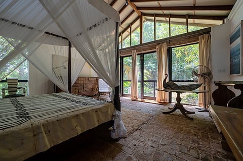 Gallery studio at Lunuganga Estate in Sri Lanka