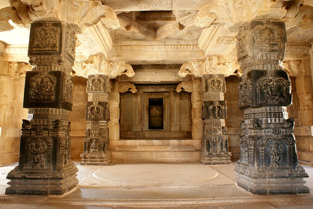 Inside the Hazara Rama Temple