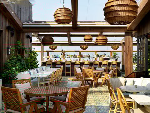 Rooftop bar at Soho House, Mumbai
