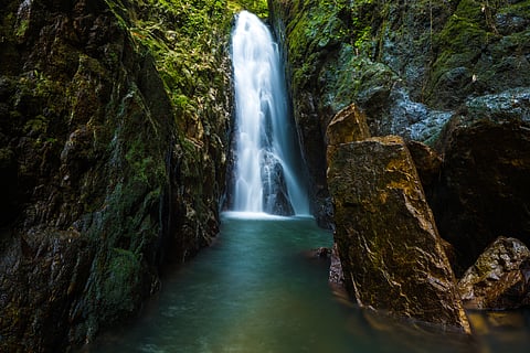 The Bang Pae Waterfall in Phuket is far from crowds