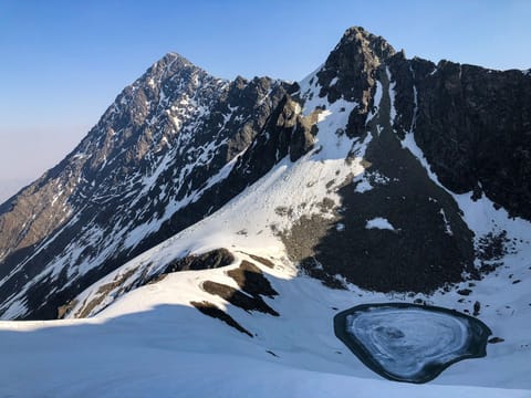 A view of the Roopkund Lake