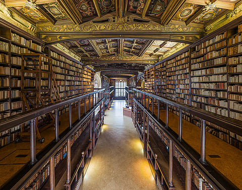 The Bodleian Library is a captivating repository of knowledge