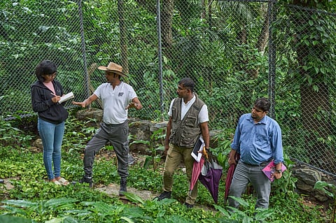 Ramapuram (second from left) with his team