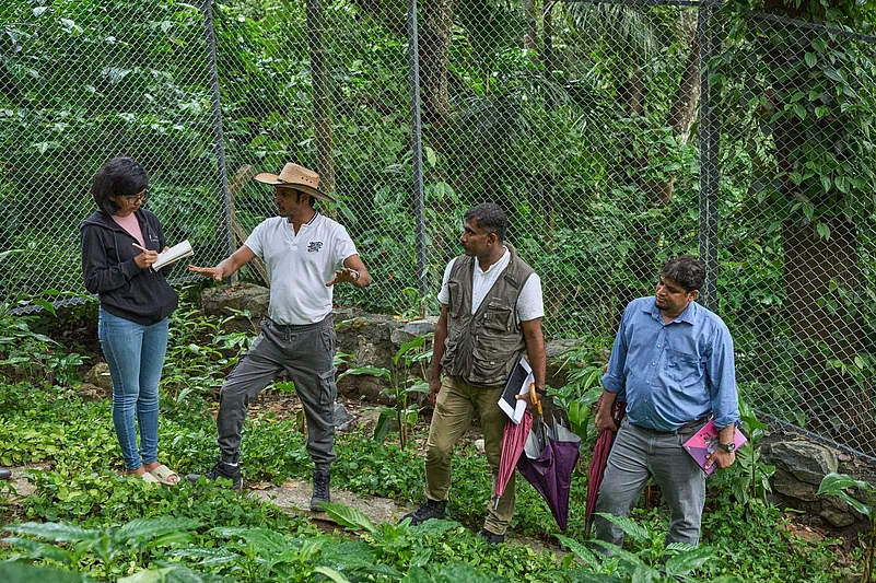Ramapuram (second from left) with his team
