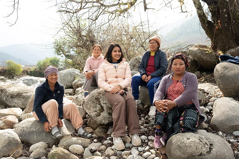 MasterChef contestant Farah Naaz (centre) guided community members in curating a culinary experience