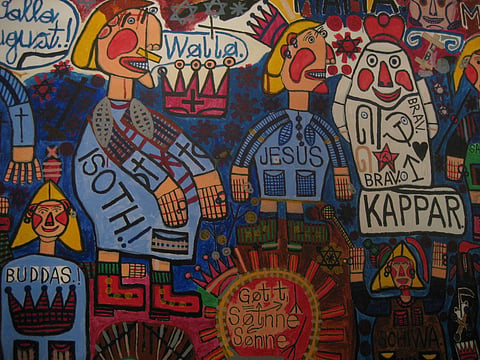 August Walla's "Götter" at Lausanne