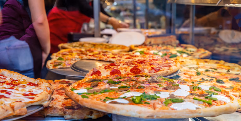NYC has many pizzerias that offer a range of mouthwatering pizzas - Shutterstock