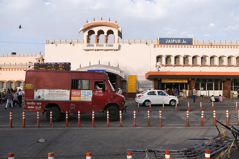 Jaipur Railway Station was built in 1875.