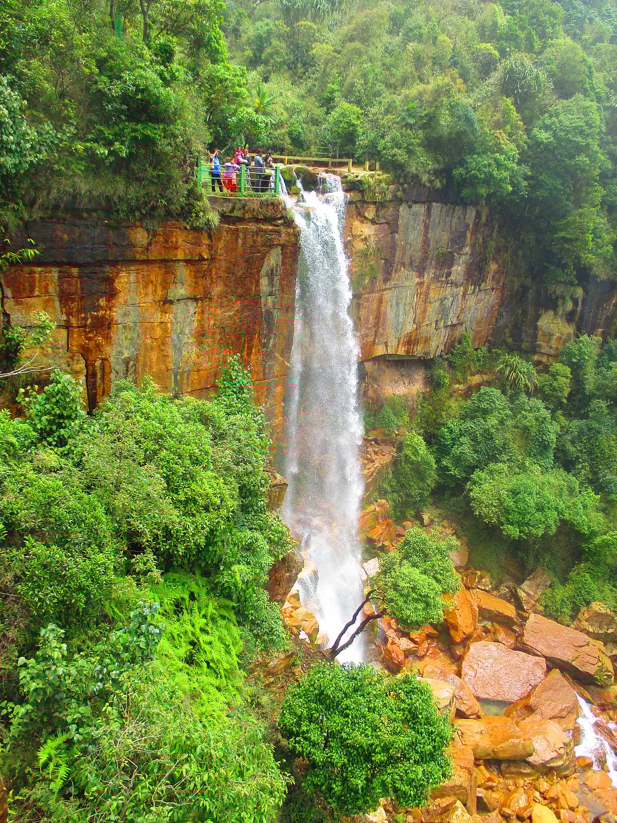 Wakaba Falls in Meghalaya
