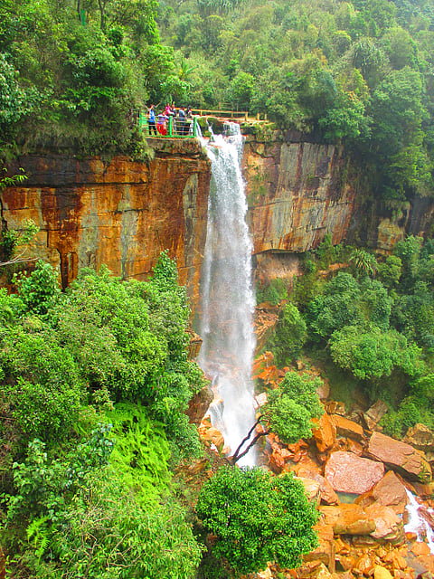 Wakaba Falls in Meghalaya