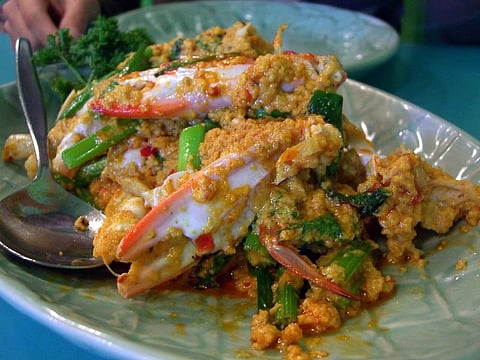 Thai crab curry