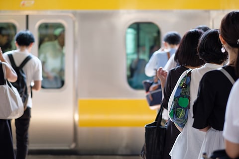 Queuing is the norm in Japan