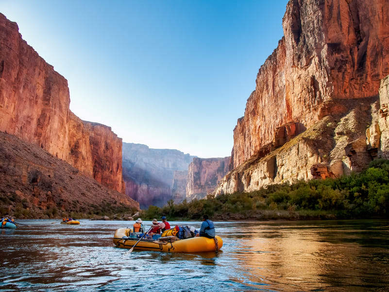 Rafting at the Gran Canyon