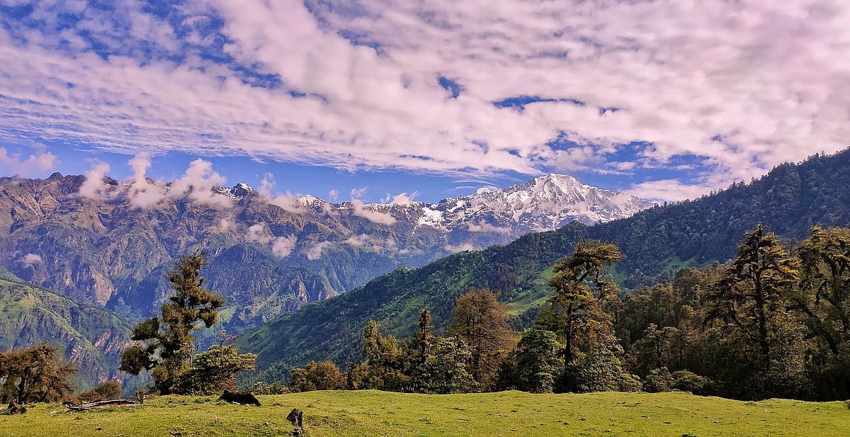 The scenery of the Pithoragarh region