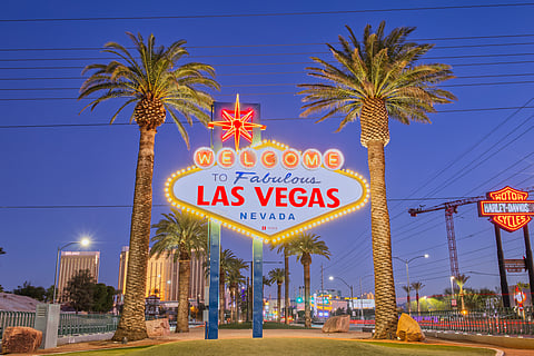 The famous "Welcome to Fabulous Las Vegas" sign