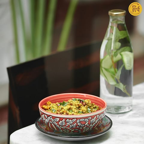 Bajra bhelpuri at the cafe 