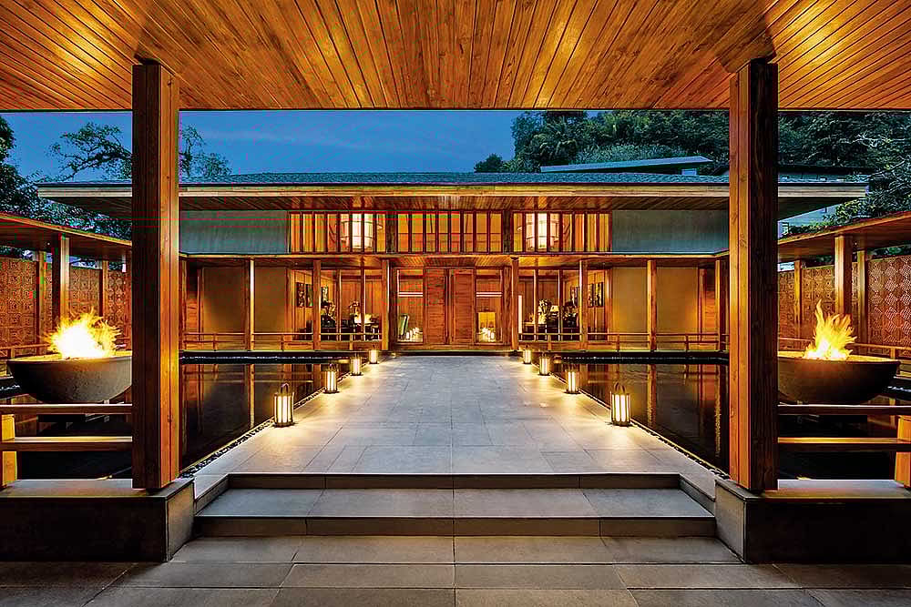 Taj Guras Kutir : The architecture is a blend of Sikkimese aesthetics and contemporary design