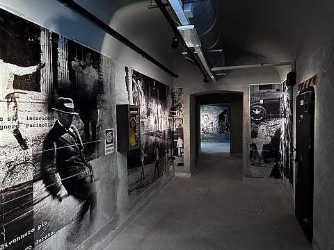 Inside the “Rifugio e il Bunker” exhibit