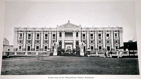 A vintage photograph of the Belgadia Palace