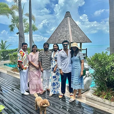 onlyalwaysramcharan/instagram : Ram Charan with his friends and family in Thailand