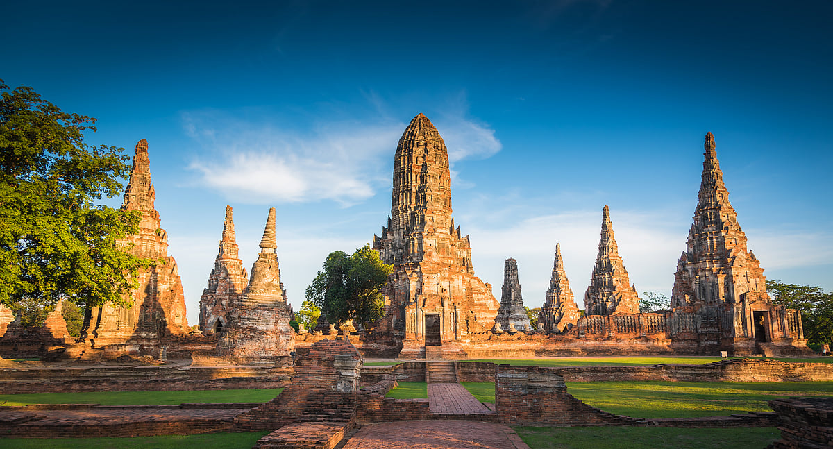 A view of the Ayutthaya  UNESCO site