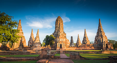 A view of the Ayutthaya  UNESCO site