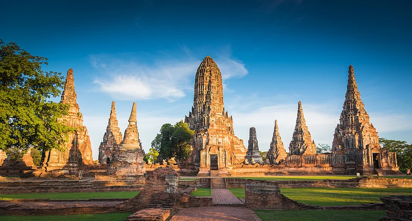 A view of the Ayutthaya UNESCO site