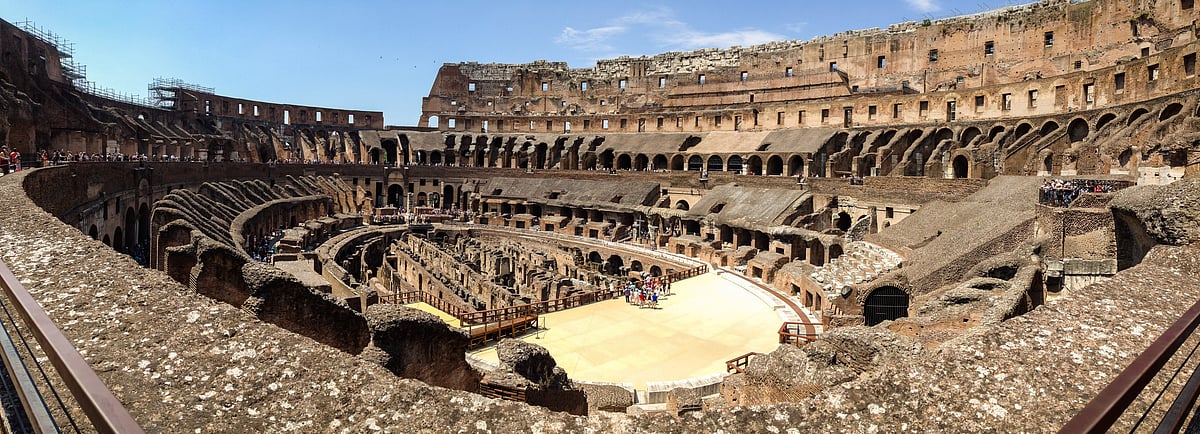 Inside the Colosseum