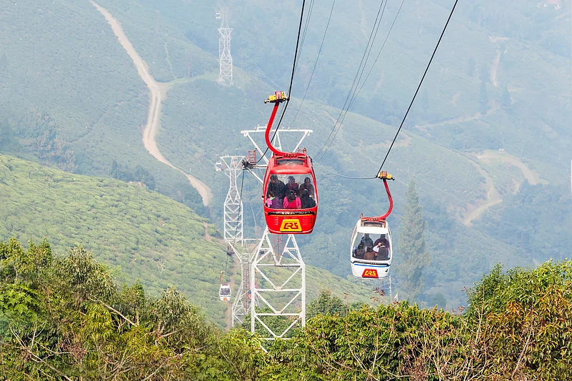The Darjeeling Ropeway is a round trip of 5km
