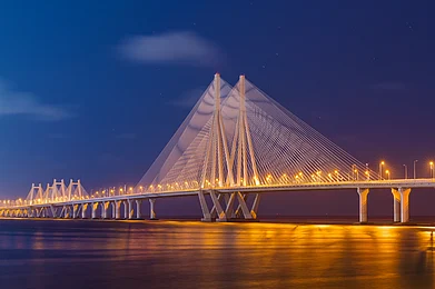 The Worli Sea Link of Mumbai