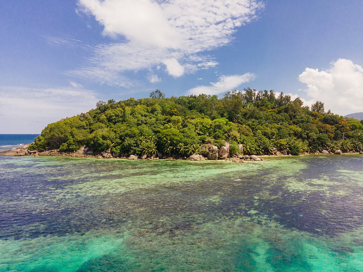 A look at the lush oasis located just off the shores of Mahé, Moyenne Island