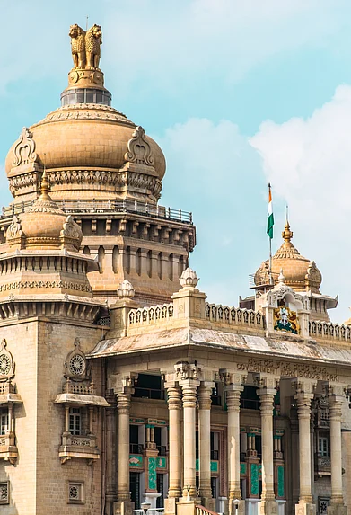 Shutterstock : The Vidhana Soudha in Bangalore